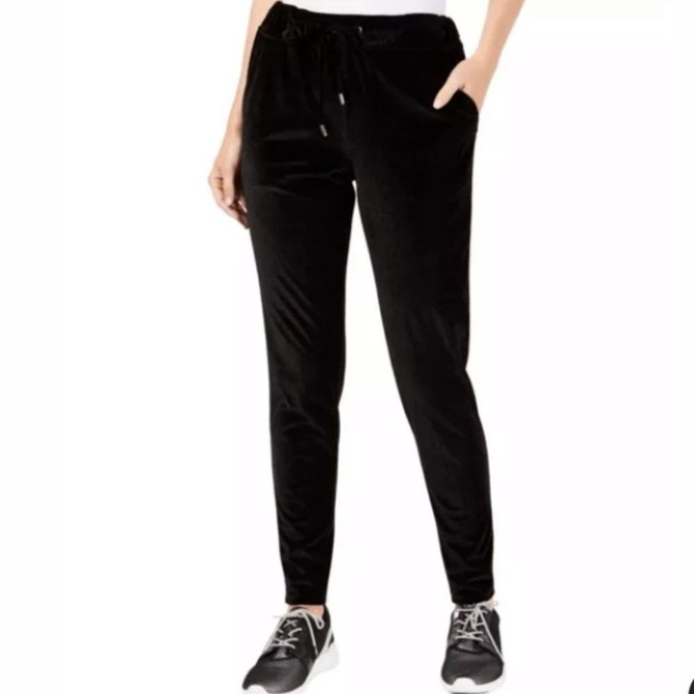Michael Kors Velvet Casual Sparkle Jogger Pants